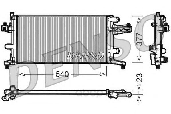 

Радиатор 540x377 Denso DRM20040