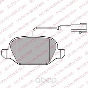 

Тормозные колодки дисковые DELPHI LP2302