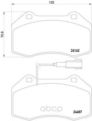 

Колодки тормозные дисковые передние alfa romeo mito, fiat grande punto Textar 2416202