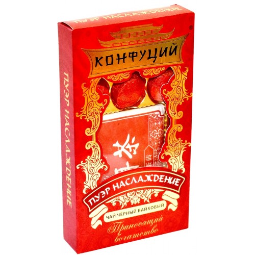 

Чай черный в таблетках Конфуций pu-er наслаждение 70 г