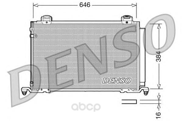 

Радиатор охлаждения двигателя DENSO DCN50026