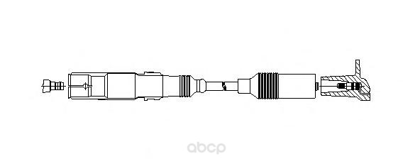 фото Провод высоковольтный audi/seat/vw bremi 171/50