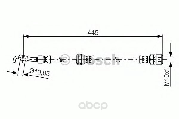 фото Шланг тормозной системы bosch 1987481386