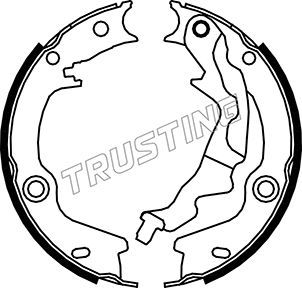 

Тормозные колодки TRUSTING стояночного тормоза 46223