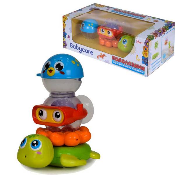 

Игрушка для купания Baby Care Пирамида Водолазики