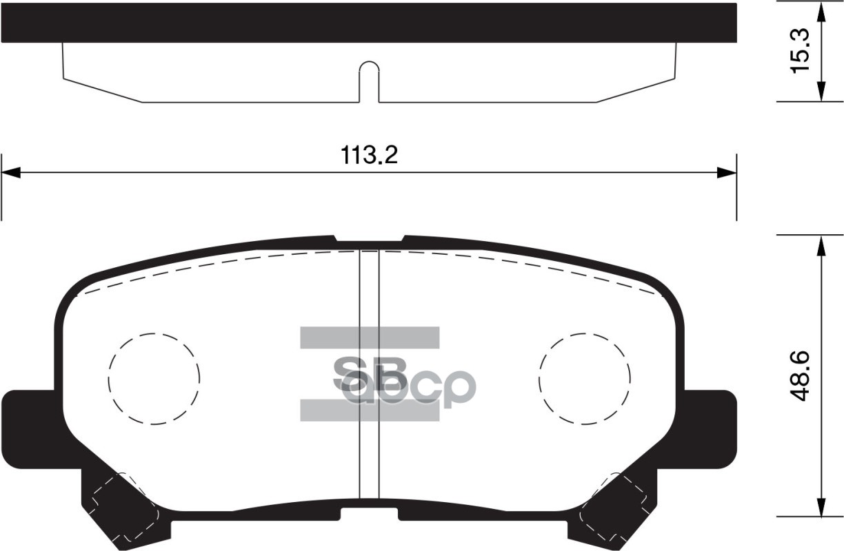 фото Комплект тормозных колодок sangsin brake sp1461