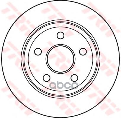 фото Тормозной диск trw/lucas df4914s