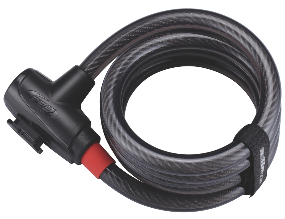 Велозамок BBB PowerLock Coil Cable черный