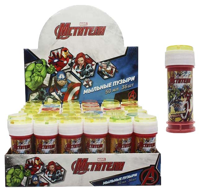 

Мыльные пузыри 1Toy Marvel Мстители Т11512 в ассортименте