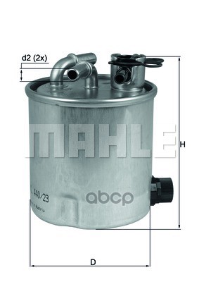 фото Фильтр топливный mahle kl 440/23 mahle/knecht