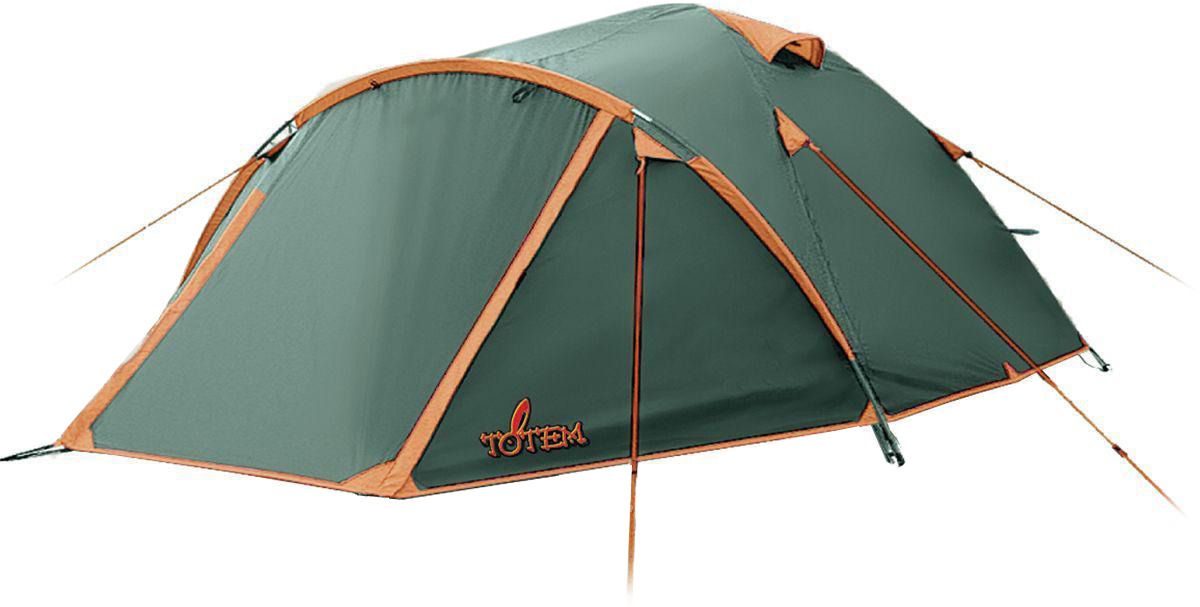 фото Палатка totem indi 3 v2 зеленый цвет зеленый