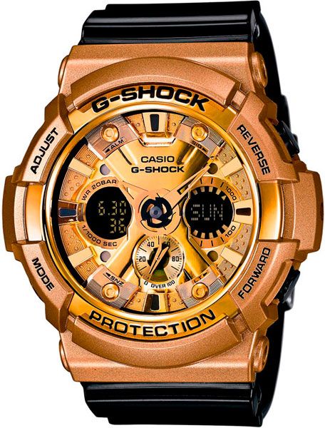 фото Наручные часы casio g-shock ga-200gd-9b2 с хронографом
