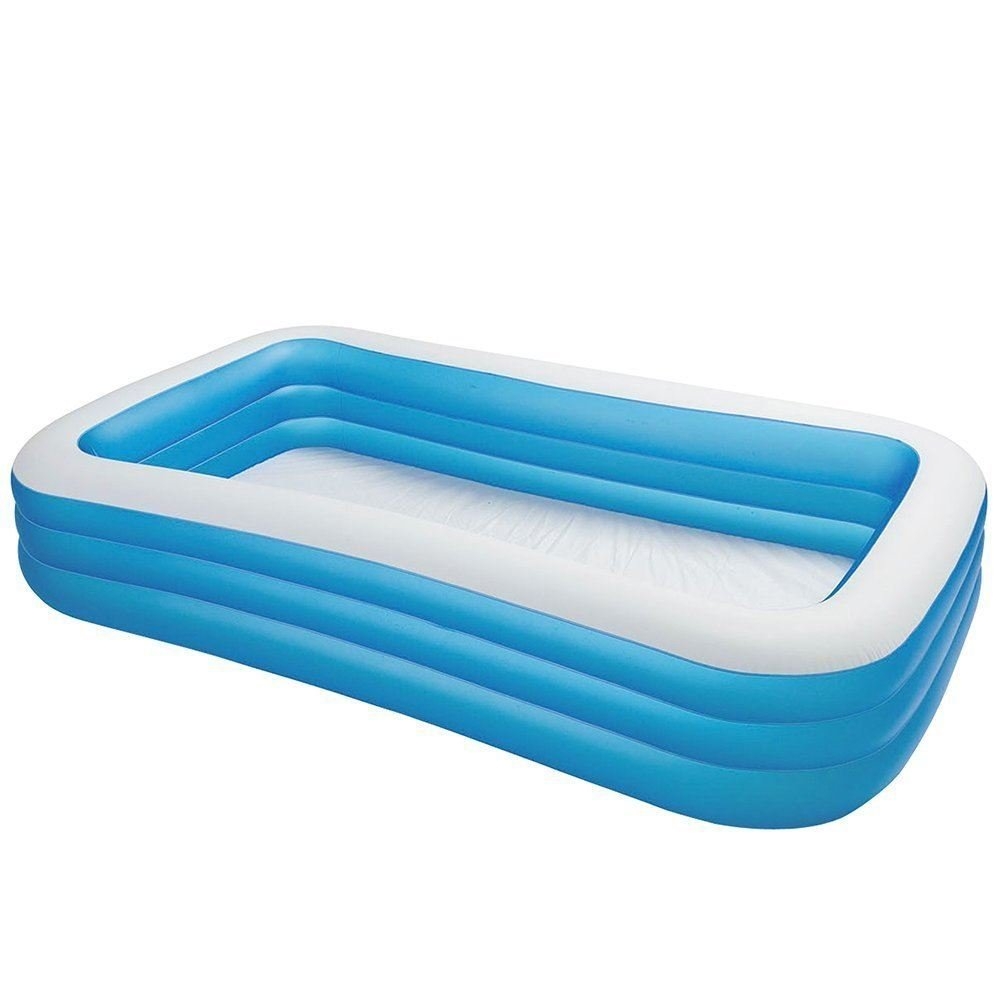 Бассейн надувной Intex Jumbo Family Pool 58484 бассейн jilong бассейн семейный giant rectangular pool 2 ring 262x175x50 см