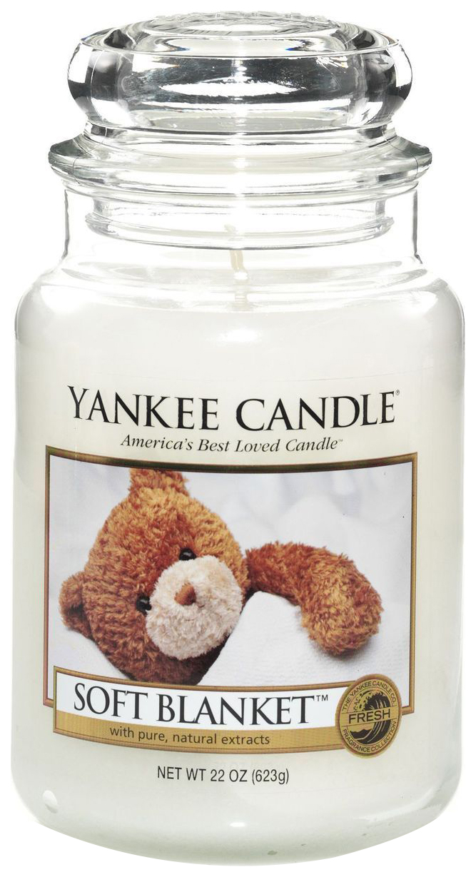 фото Ароматическая свеча yankee candle soft blanket large jar candle