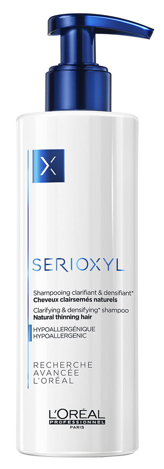 фото Шампунь l'oreal professionnel serioxyl clarifying shampoo natural thinning hair 250 мл