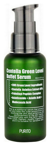 Сыворотка для лица PURITO Centella Green Level Buffet Serum 60 мл