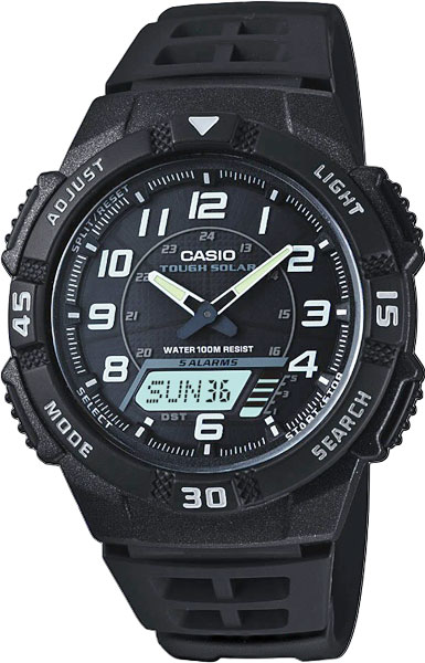 фото Наручные часы кварцевые мужские casio collection aq-s800w-1b