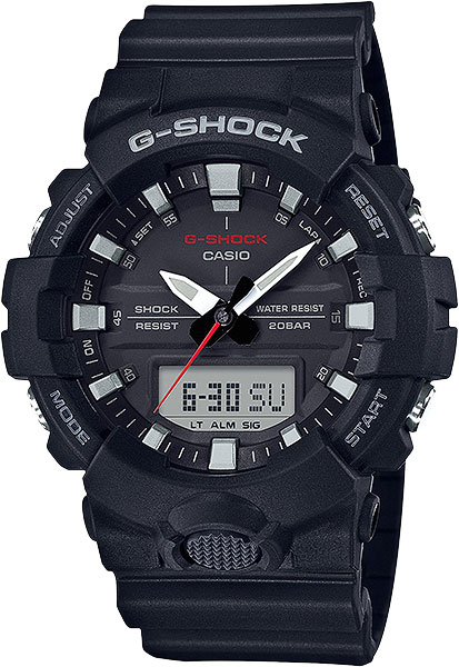 фото Японские наручные часы casio g-shock ga-800-1a с хронографом