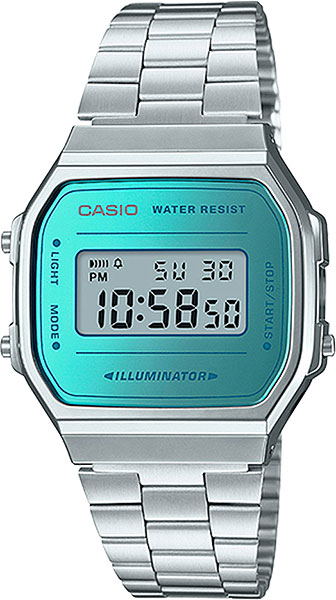 фото Наручные часы электронные мужские casio illuminator collection a-168wem-2e