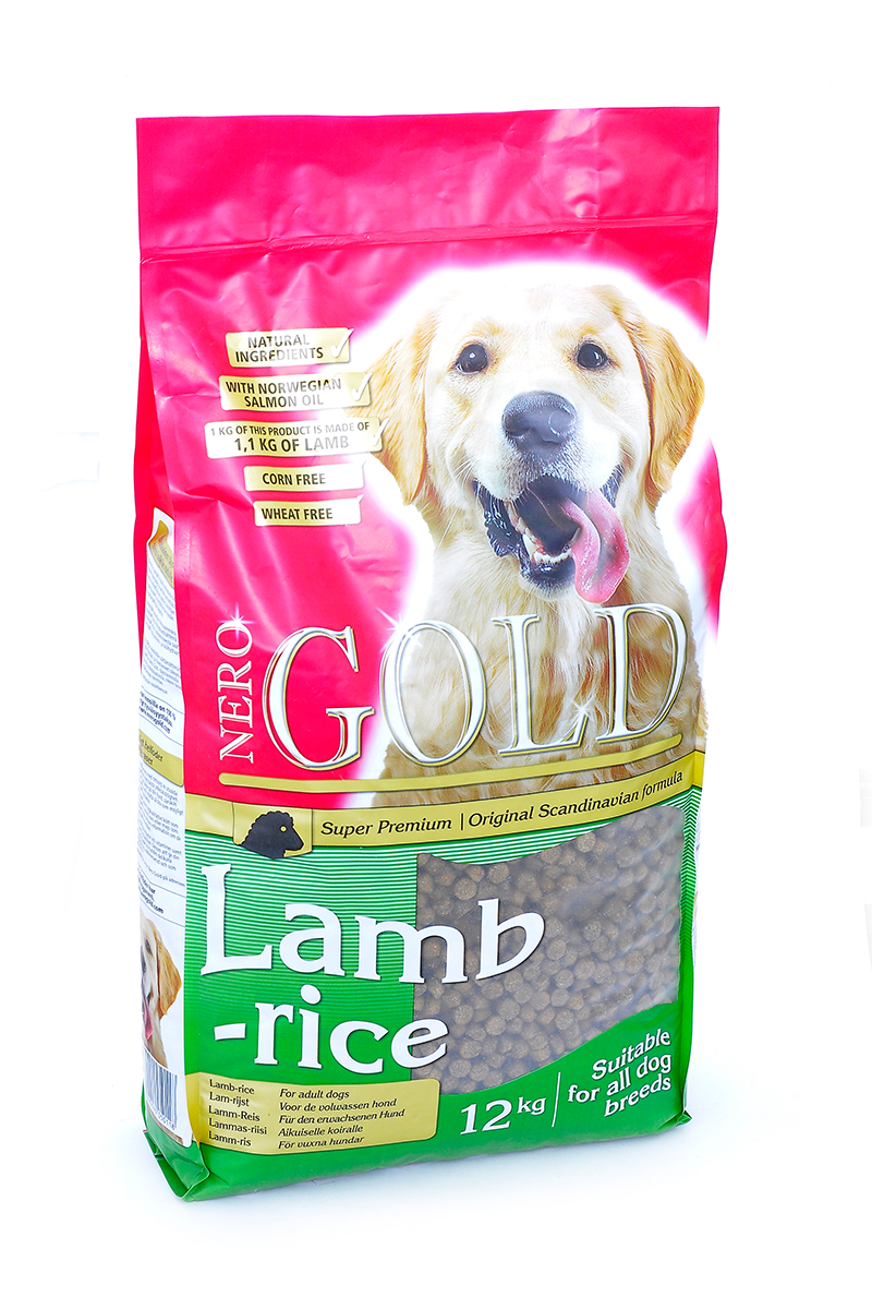 фото Сухой корм для собак nero gold adult, все породы, ягненок и рис, 12кг