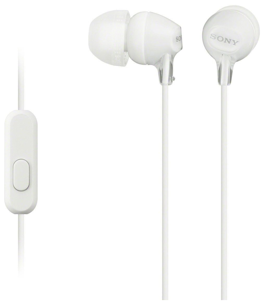 фото Наушники sony mdr-ex15ap white