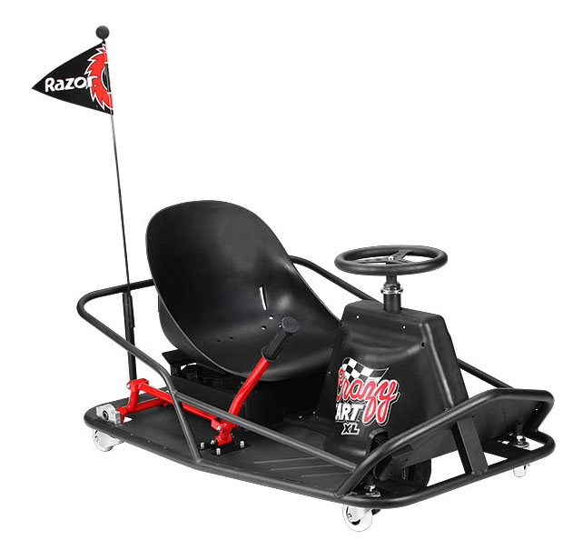 

Электромобиль дрифт-карт Razor Crazy Cart XL (чёрный), Crazy Cart XL
