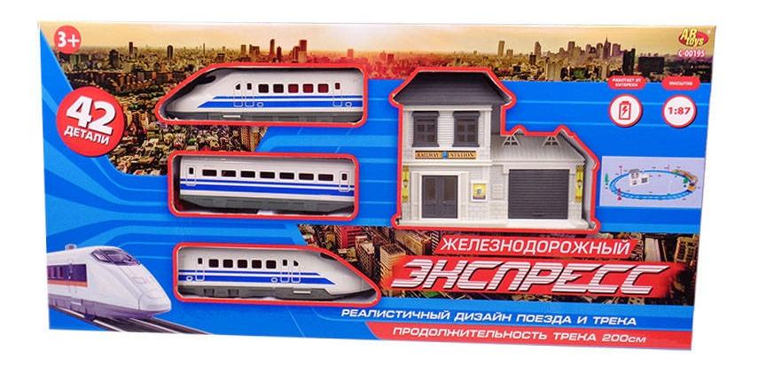 

Железная дорога ABtoys Экспресс электромеханическая 200 см, Эксперсс
