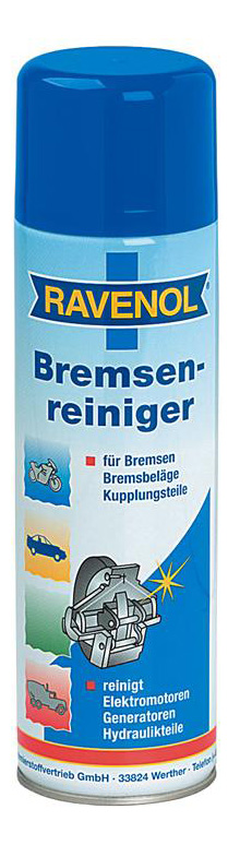 фото Очиститель тормозов ravenol 1360030-500-05-000 bremsenreiniger 0.5 л 4014835300576