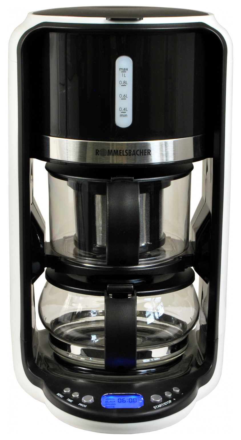 Чайник электрический Rommelsbacher TA1200 1 л Black вафельница rommelsbacher wa 750