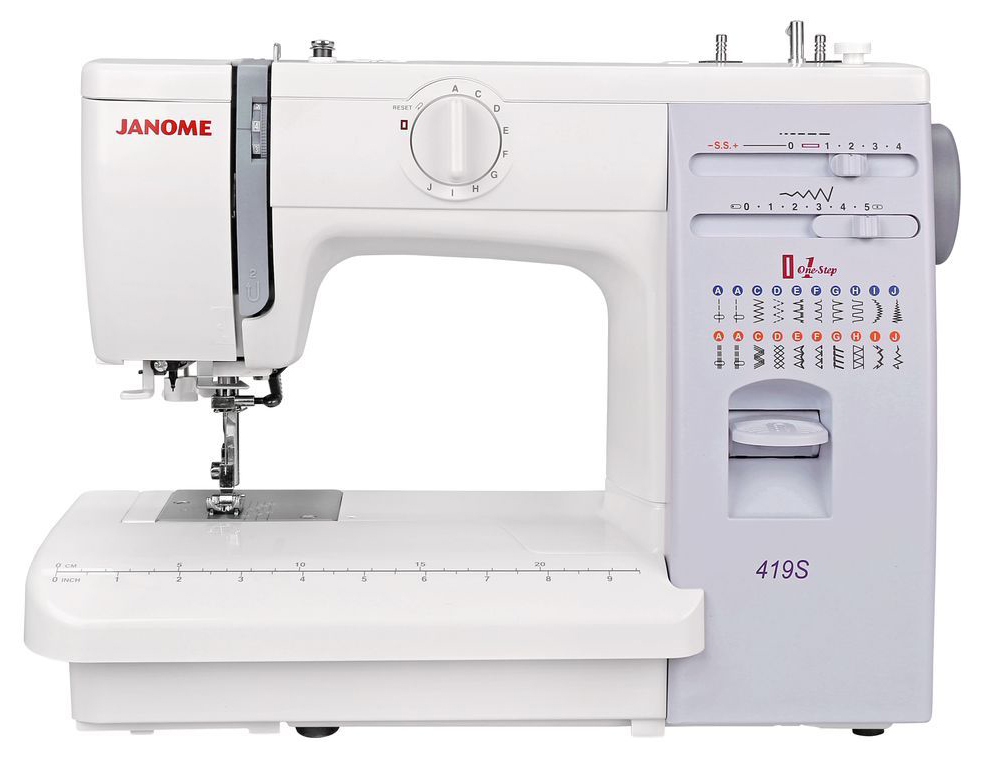 Швейная машина Janome 419S швейная машина janome 419s белый фиолетовый
