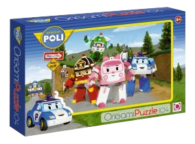 

Пазл Origami машина 104 детали, Robocar Poli