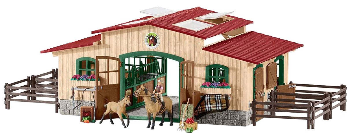 

Игровой набор Schleich Конюшня с лошадьми и аксессуарами