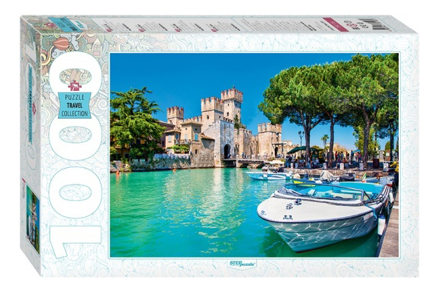 

Пазл Step Puzzle летний пейзаж 1000 деталей, озеро гарда