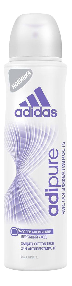 

Дезодорант-антиперспирант ADIDAS Adipure 24 ч 150 мл, дезодорант 31993432000