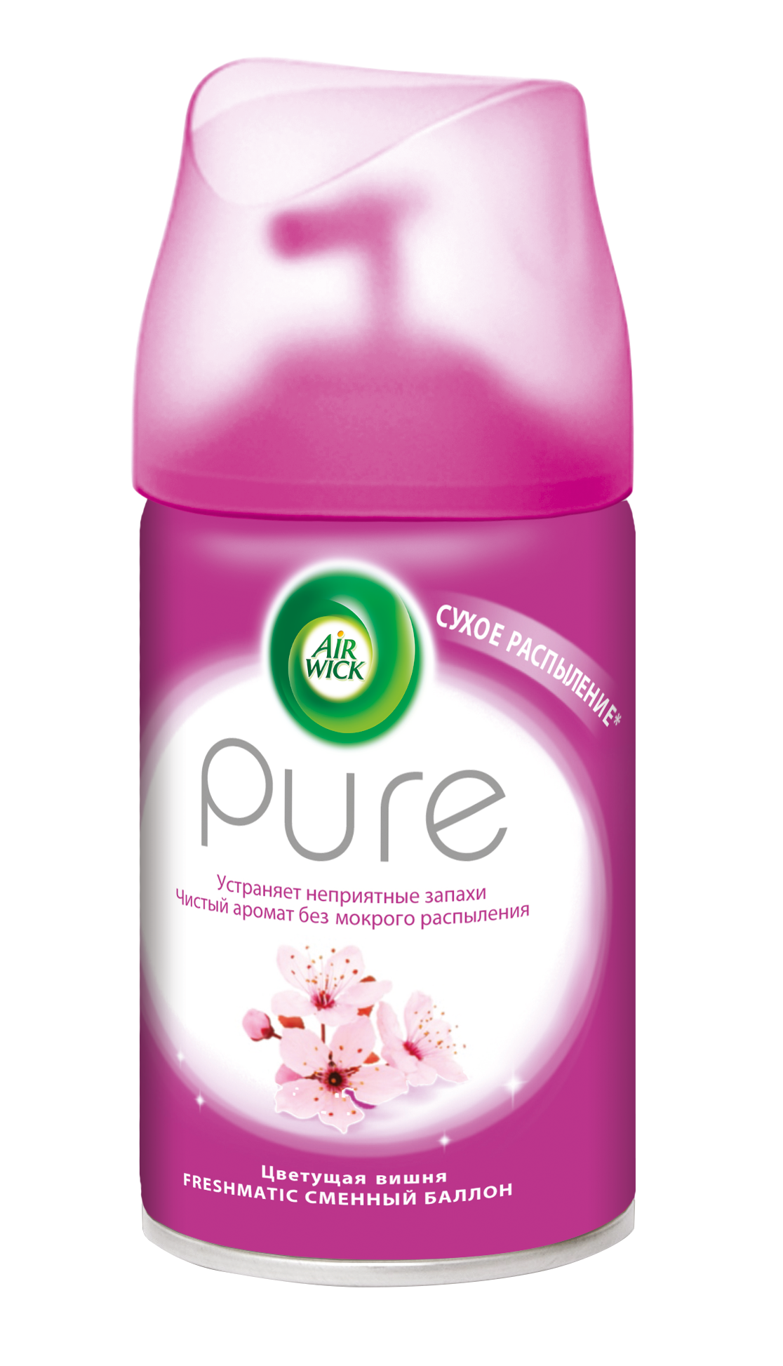 

Сменный аэрозоль Air Wick pure цветущая вишня 250 мл, 30399