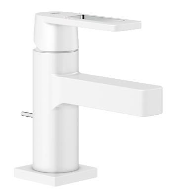 фото Смеситель для раковины grohe quadra 32632ls0 белая луна