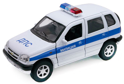 

Модель машины Welly Chevrolet Niva ДПС 1:34, Chevrolet Niva. ДПС