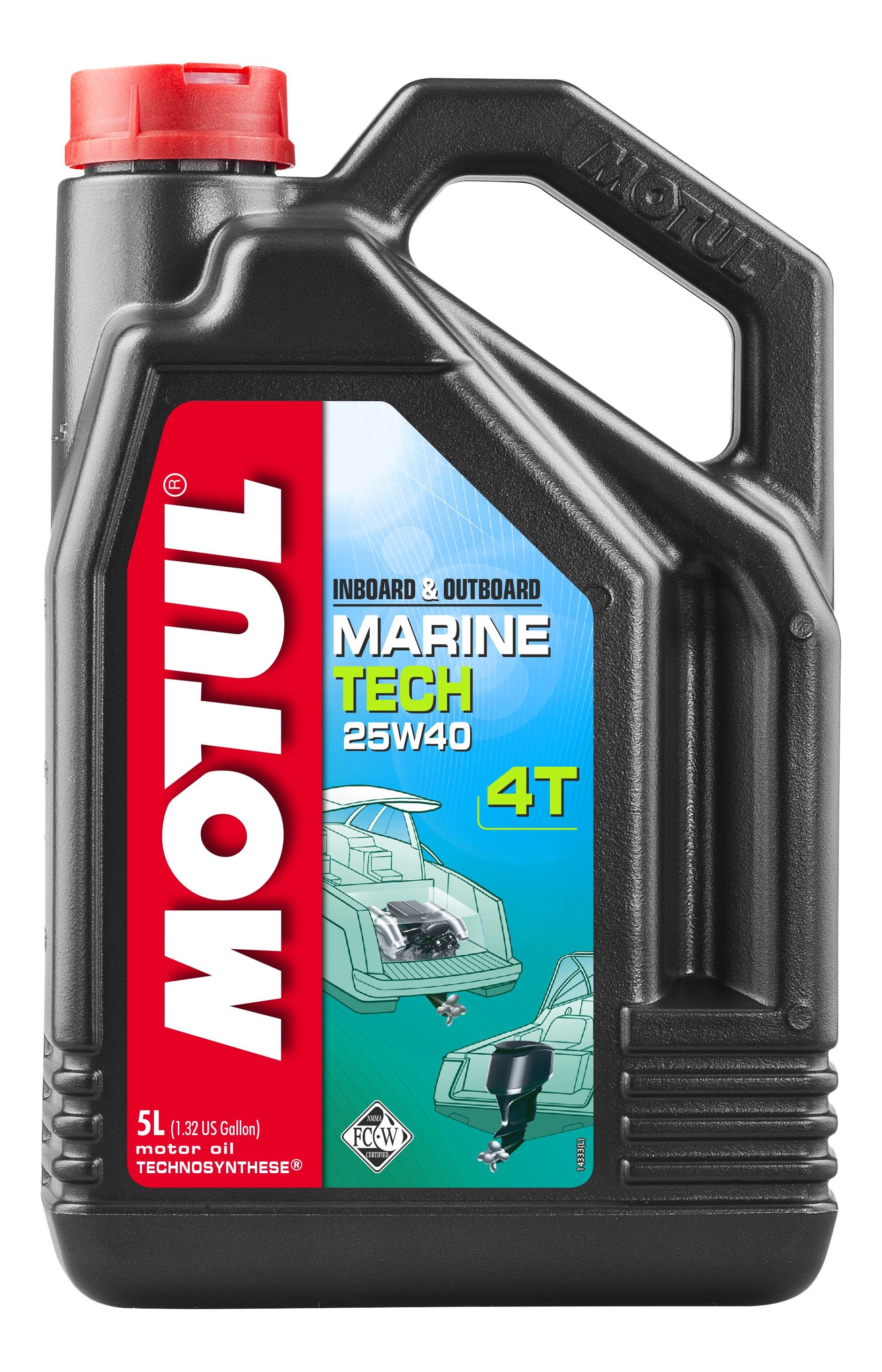 

Моторное масло Motul Marine Tech 4T 25W40 5л, Marine Tech 4T