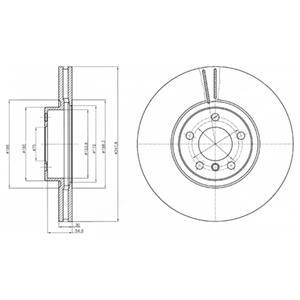 

Тормозной диск DELPHI BG9063