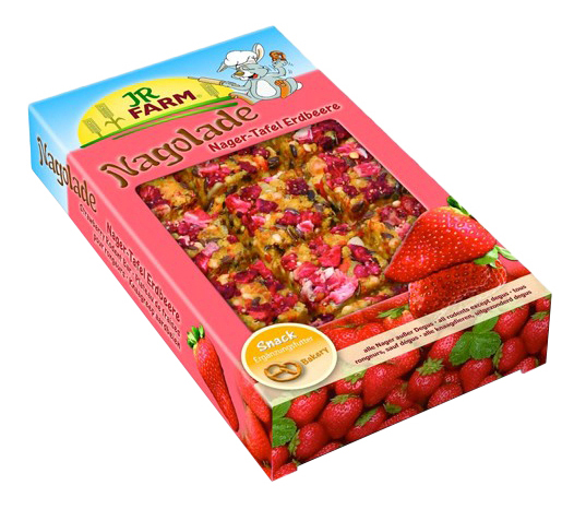 

Лакомство для грызунов JR Farm Плитка, с Клубникой, 125г, лакомство для грызунов Плитка, с Клубникой, 125г