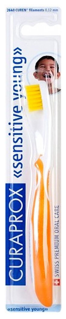 Зубная щетка Curaprox Sensitive CS Young, в ассортименте зубная паста лакалют sensitive 75г