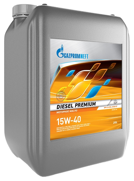 фото Моторное масло gazpromneft diesel premium 15w-40 20л