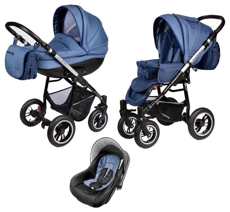 

Коляска 3 в 1 Noordline Оlivia Alu Jeans, Оlivia Alu