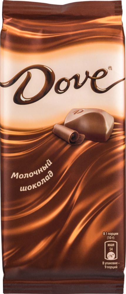 фото Шоколад молочный dove классический 90 г