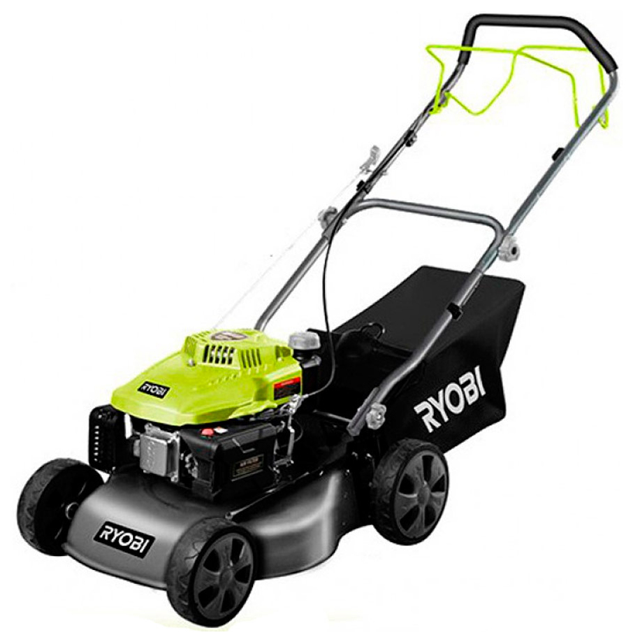 фото Бензиновая газонокосилка ryobi rlm4114