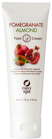 фото Крем для ног easy spa pomegranate almond, 75 мл