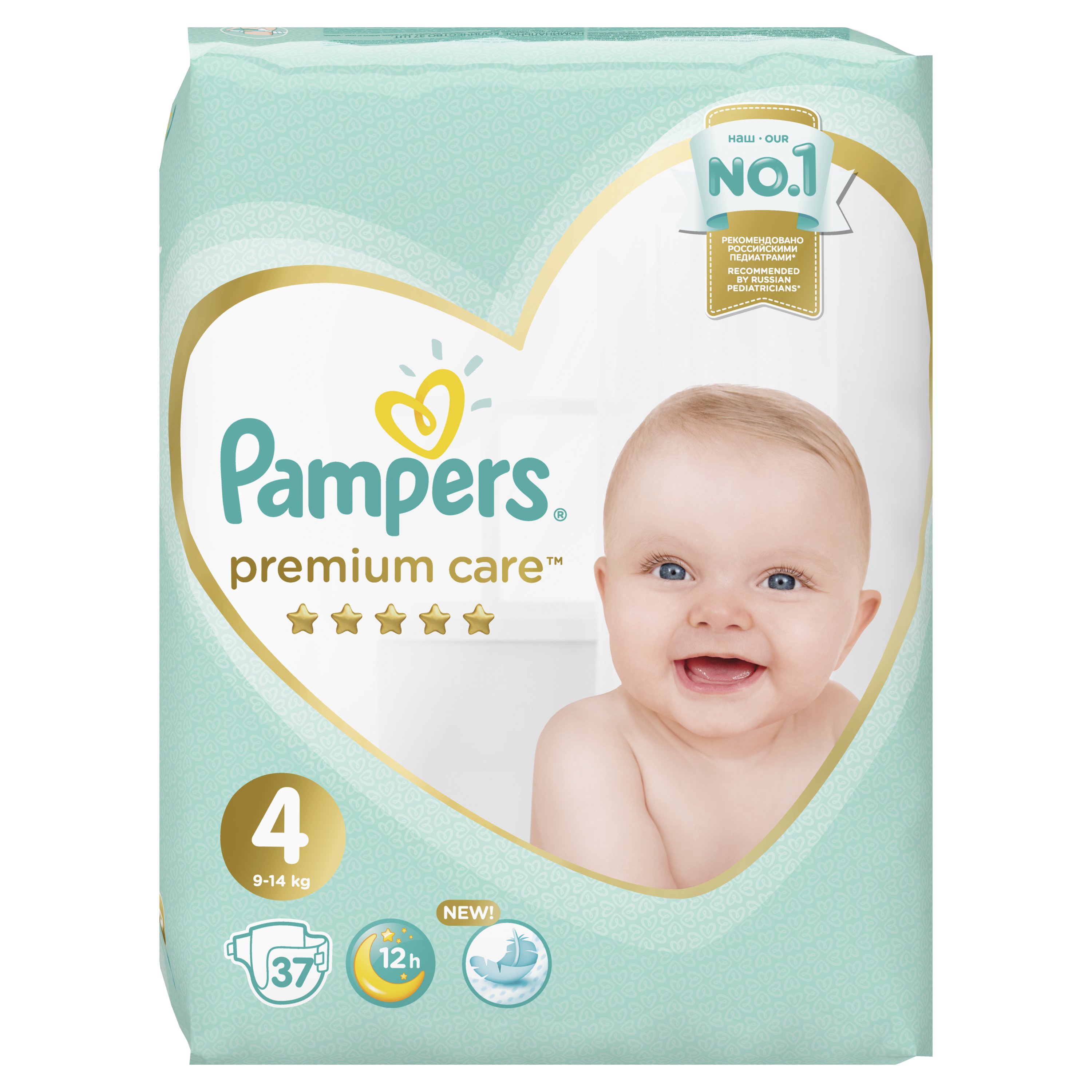 фото Подгузники pampers premium care maxi (9-14 кг) 37 шт.