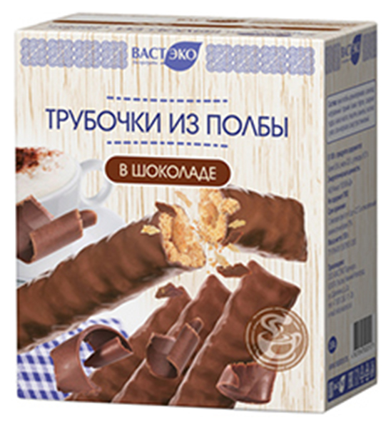 

Трубочки из полбы Вастэко в шоколаде 150 г