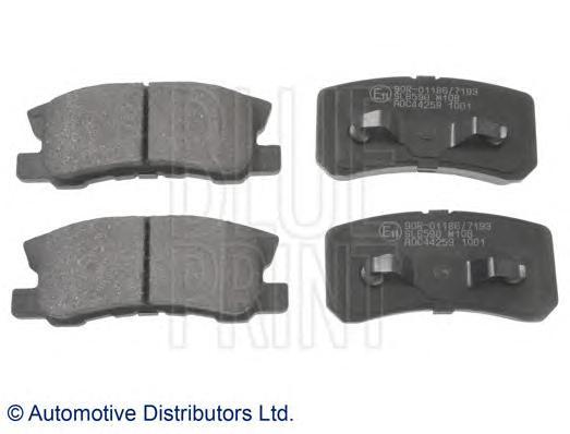 

Комплект тормозных колодок Blue Print ADC44259