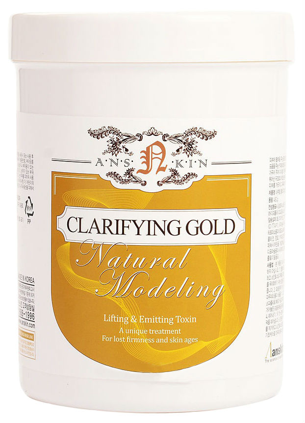 фото Маска для лица anskin clarifying gold modeling mask 700 мл